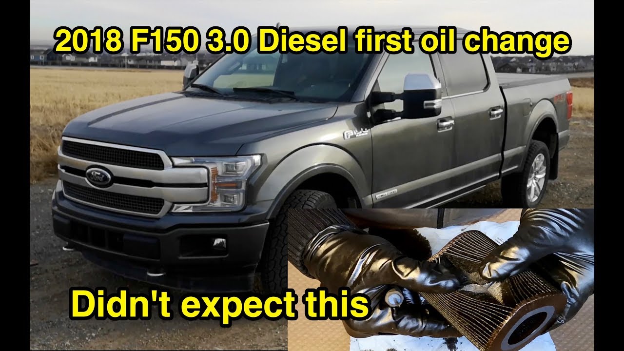 🛢️ Замена масла и проверка фильтра в двигателе Ford F150 V6 DIESEL 2018 года | POWERSTROKE 3.0L |