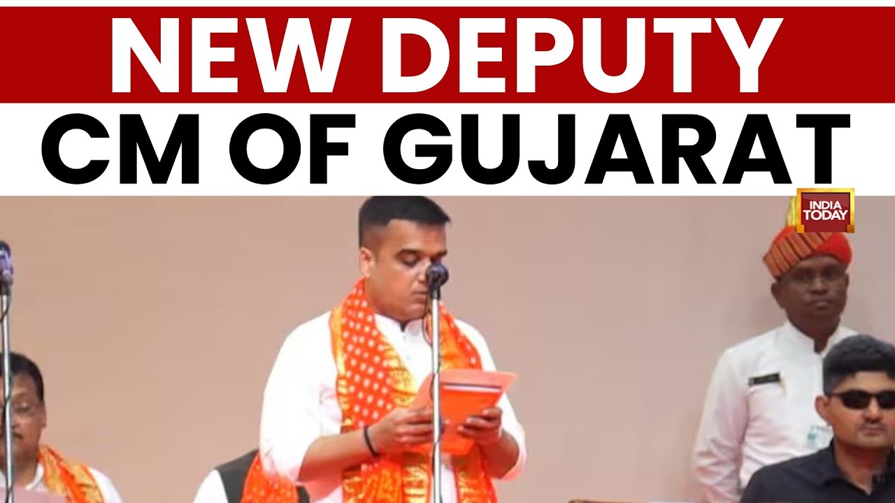 Harsh Sanghavi Takes Oath as Deputy Chief Minister of Gujarat | India Today News