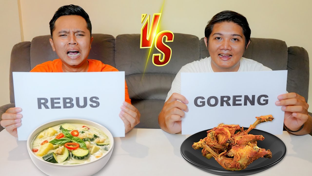 TANTANG ZAINAL VS JULIO MASAK MAKANAN REBUS ATAU GORENG!!