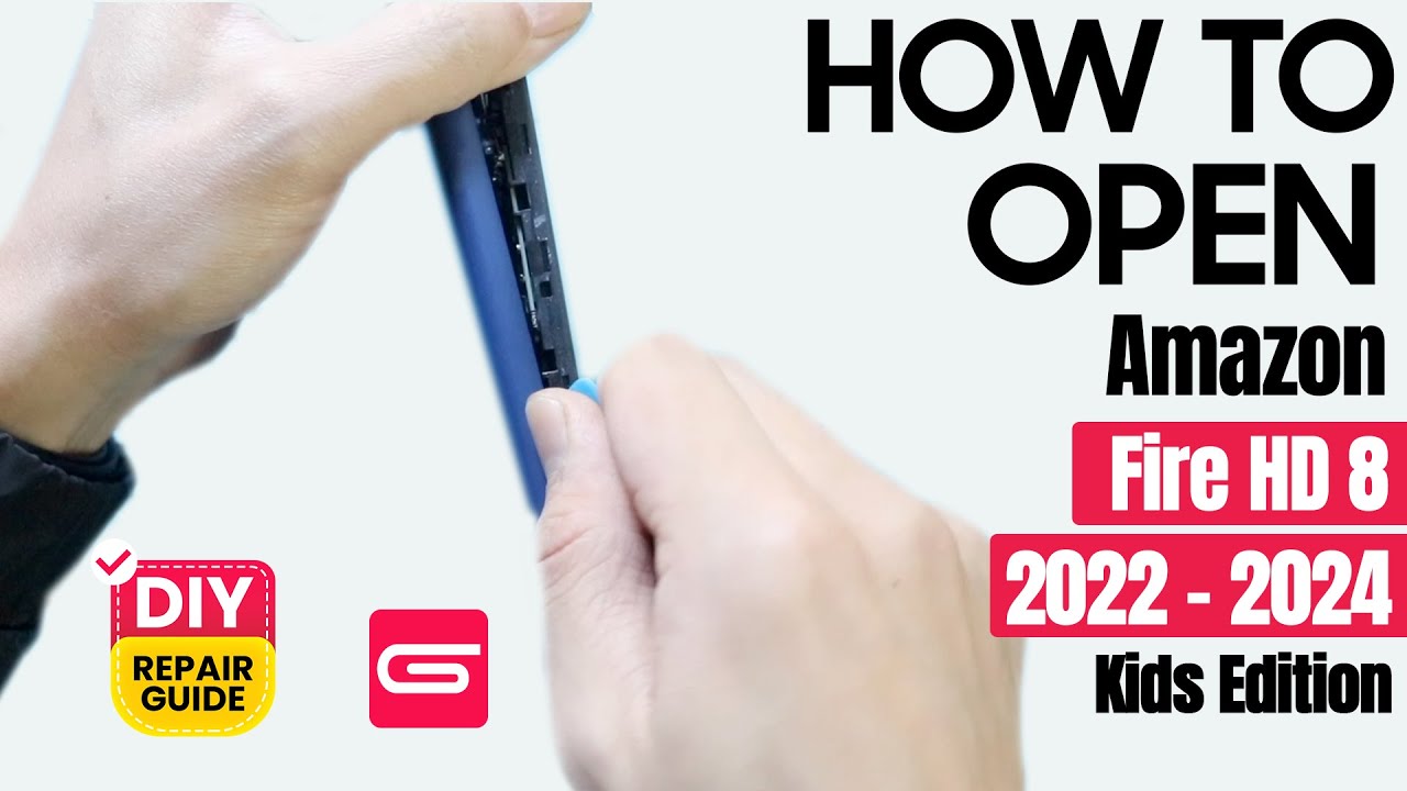 How To Open Amazon Fire HD8 2022 | 2024