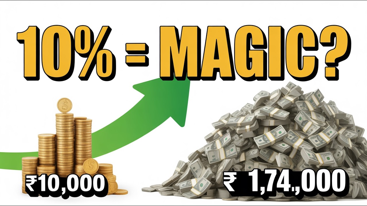 How ₹10,000 Becomes ₹1,74,000 | Compound Interest Explained Simply