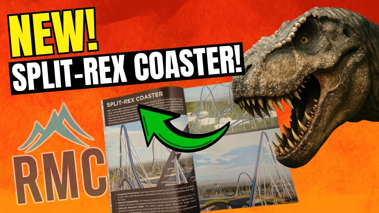 RMC Split Rex GIGA Coaster уже здесь... Но где? 🦖🎢