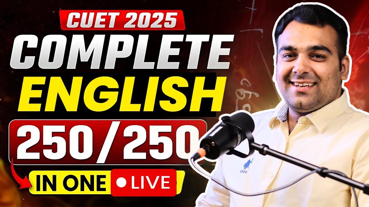 CUET 2025 English TOP 100 PYQs🤩 | बस ये करलो 250/250 पक्के 📑🔥