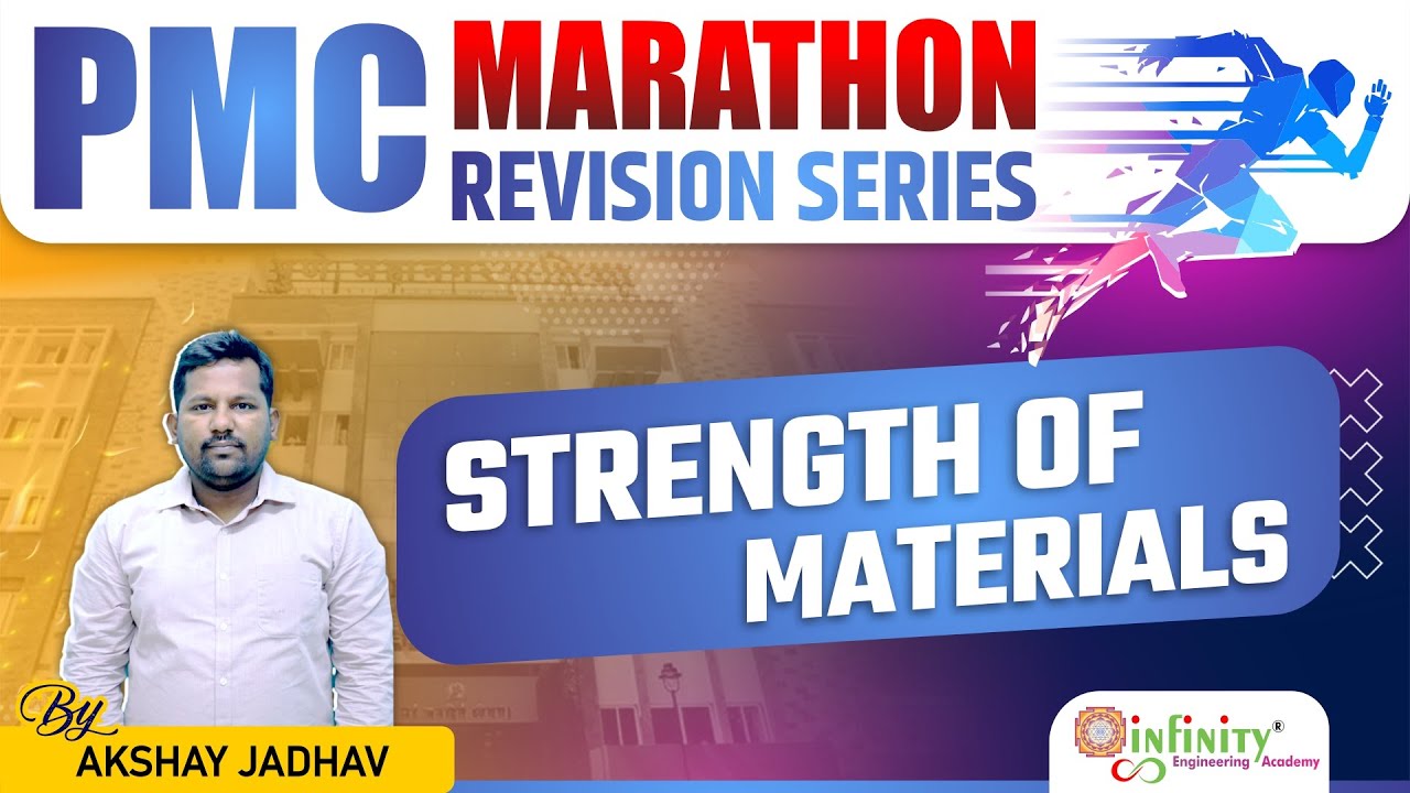 PMC JE Revision Series | PMC JE Strength Of Materials | PMC JE Civil Marathon Sessions