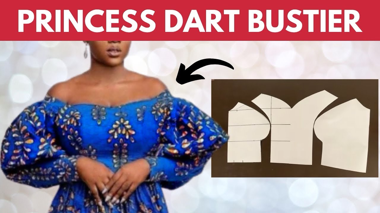 ARMHOLE PRINCESS DART BUSTIER | Drafting | Easiest Method For Beginners | The SILEM