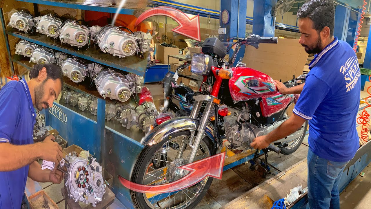Amazing Process of Motorcycle Assembling | Inside the Manufacturing Plant