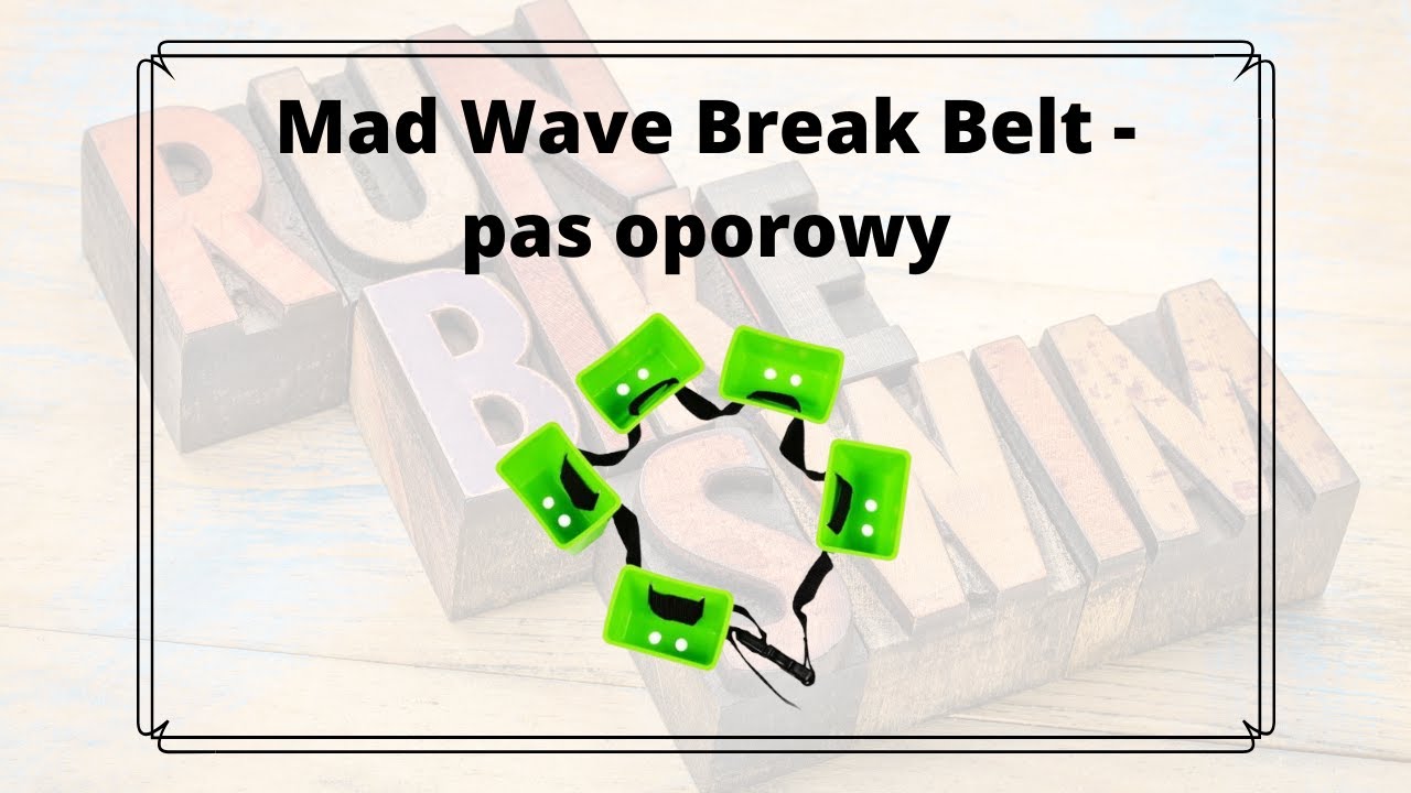 Pas oporowy Mad Wave - omówienie produktu
