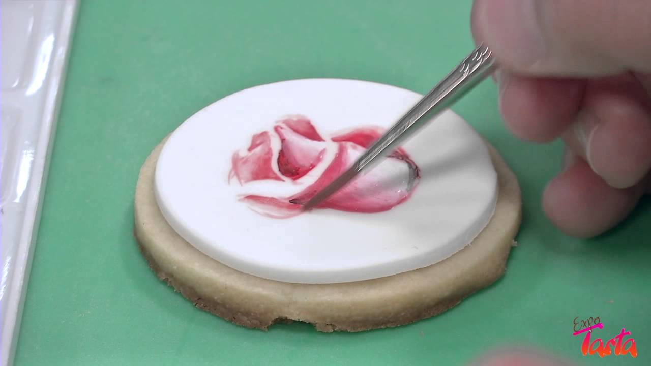 Pintura sobre fondant   José Javier Hernández Dulces Ilusiones