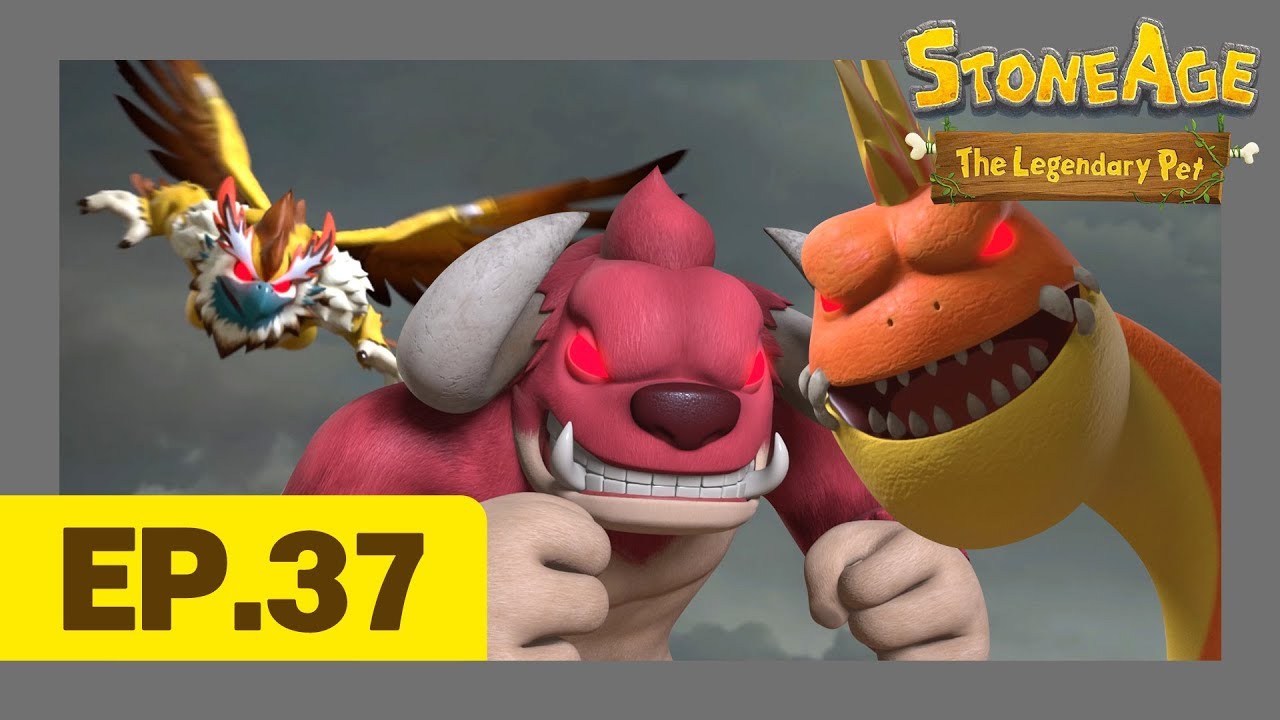 Stone Age The Legendary Pet l Episode 37 Trainer of Darkness l Dinosaur Animation