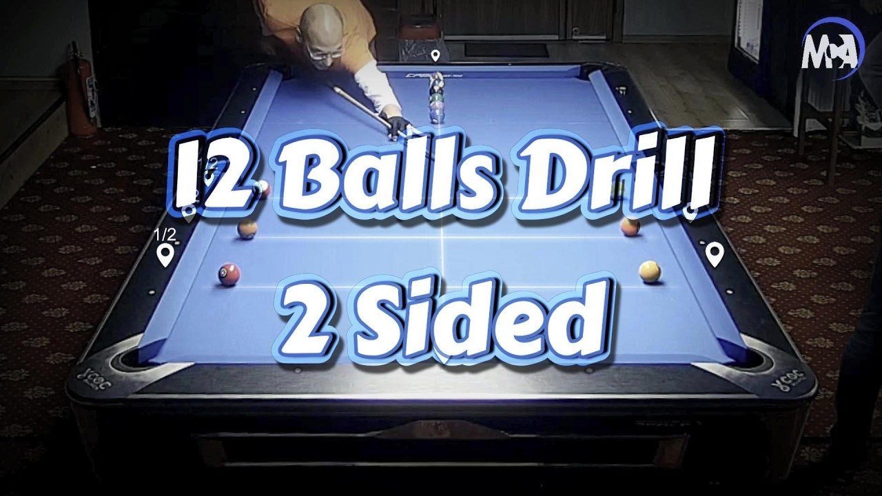 Pool Billiard 12 Ball Drill 