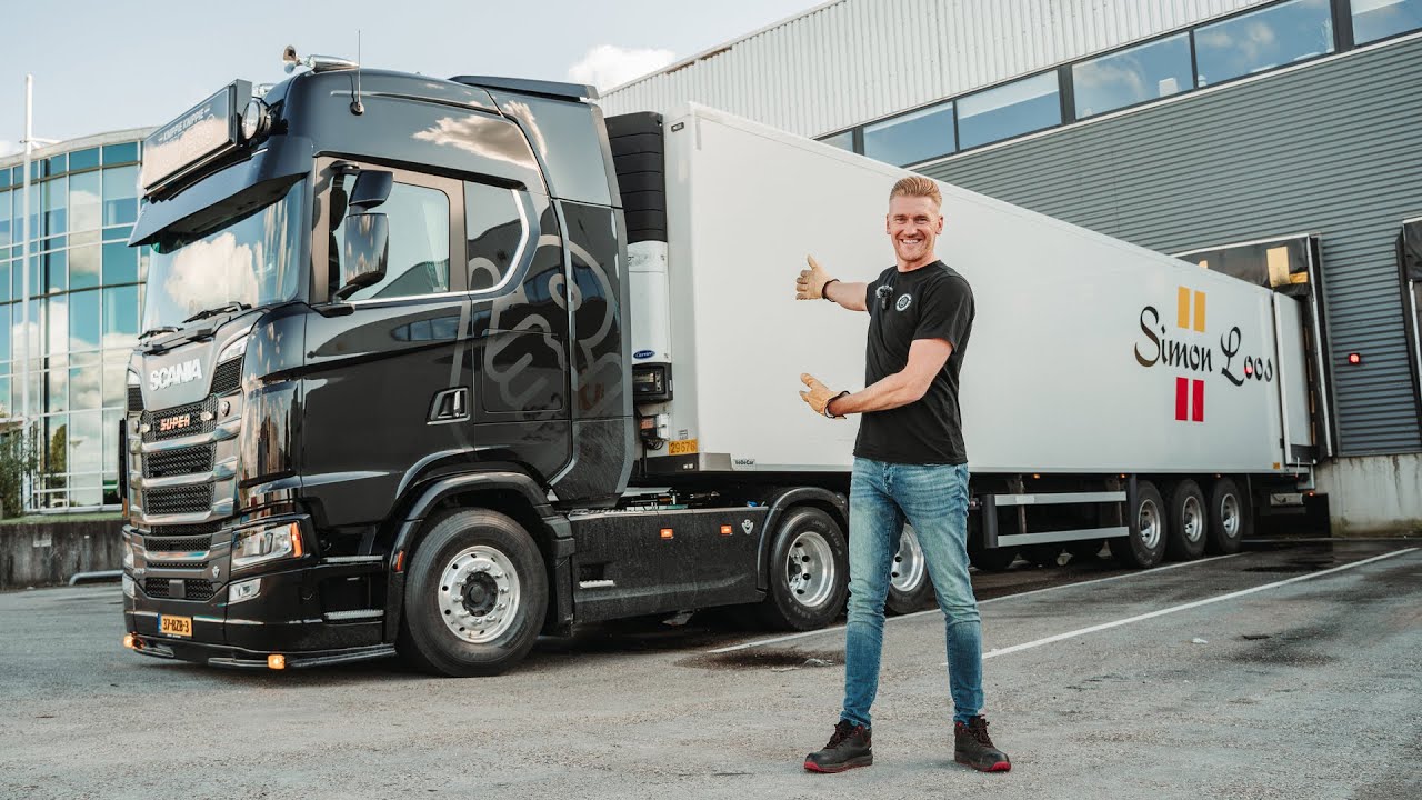 De eerste werkdag als eigen rijder met mijn Scania 660S! 😇