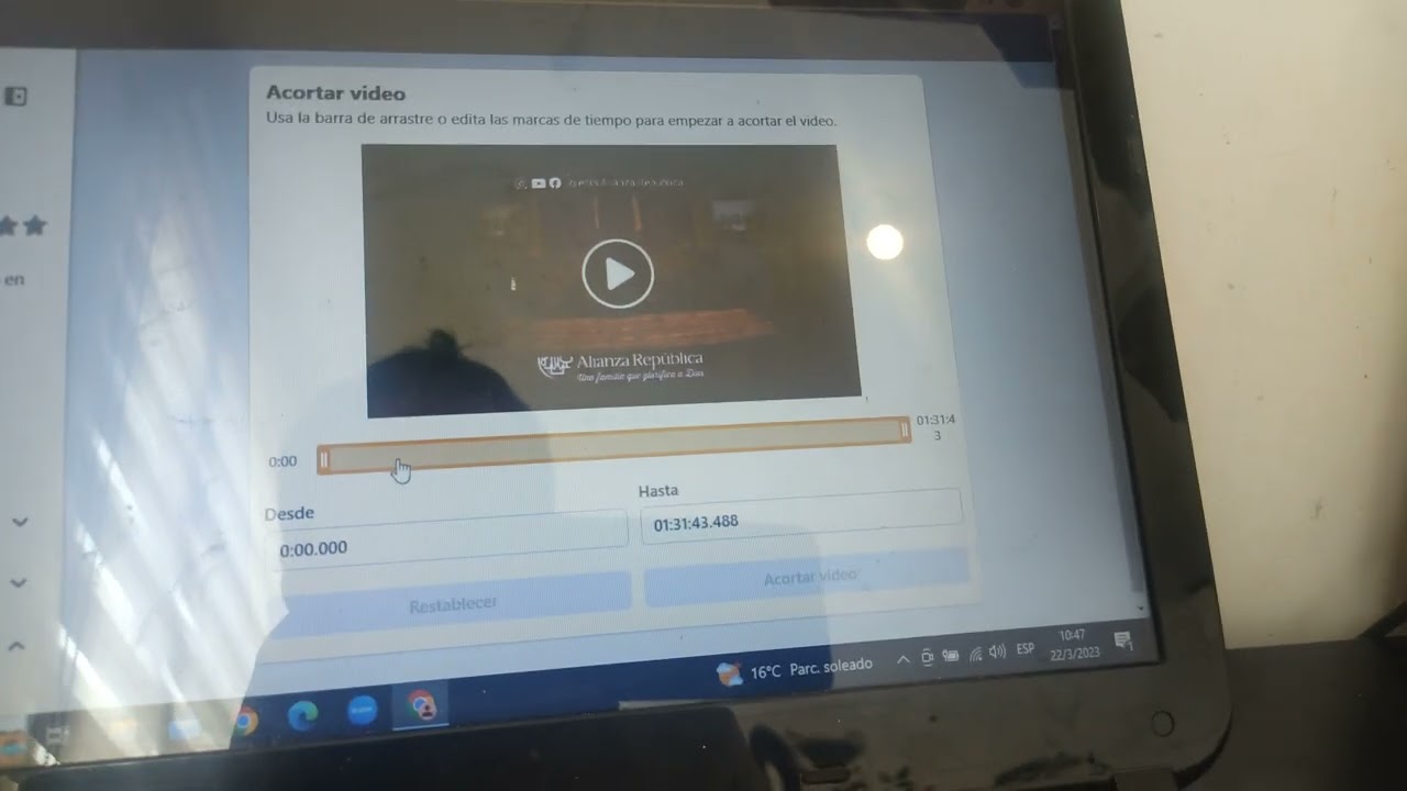 Cortar o acortar video en facebook usando Live Producer y Meta Business Suite