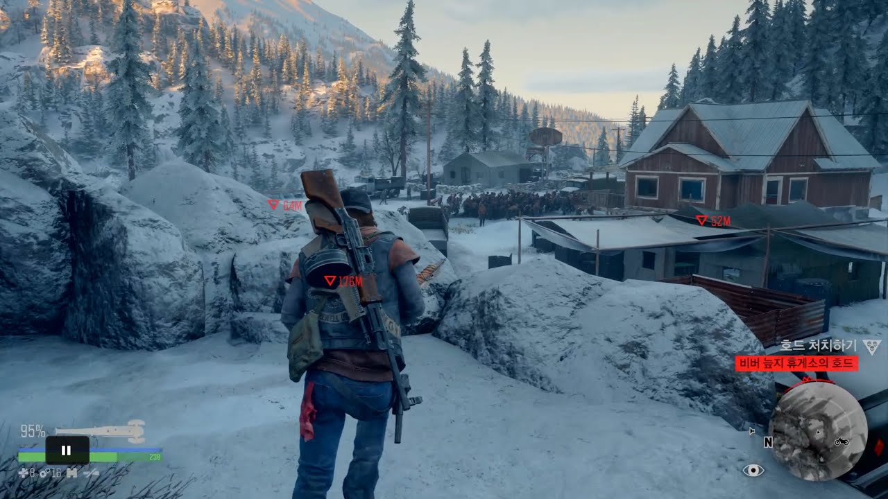 How To Kill Beaver Marsh Rest Stop Horde (Stealth) Days Gone (PS4 Pro) #18