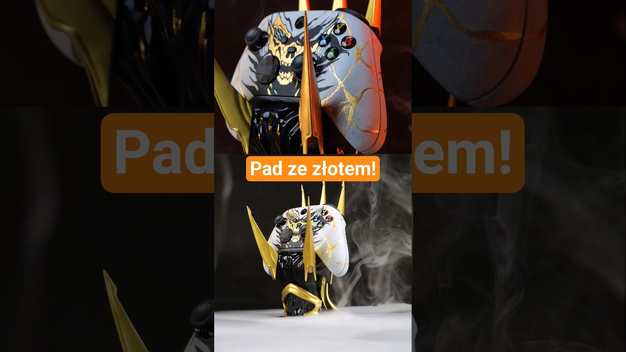 Stworzyłem Pada od Xbox z prawdziwym ZŁOTEM w motywie Code Vein II