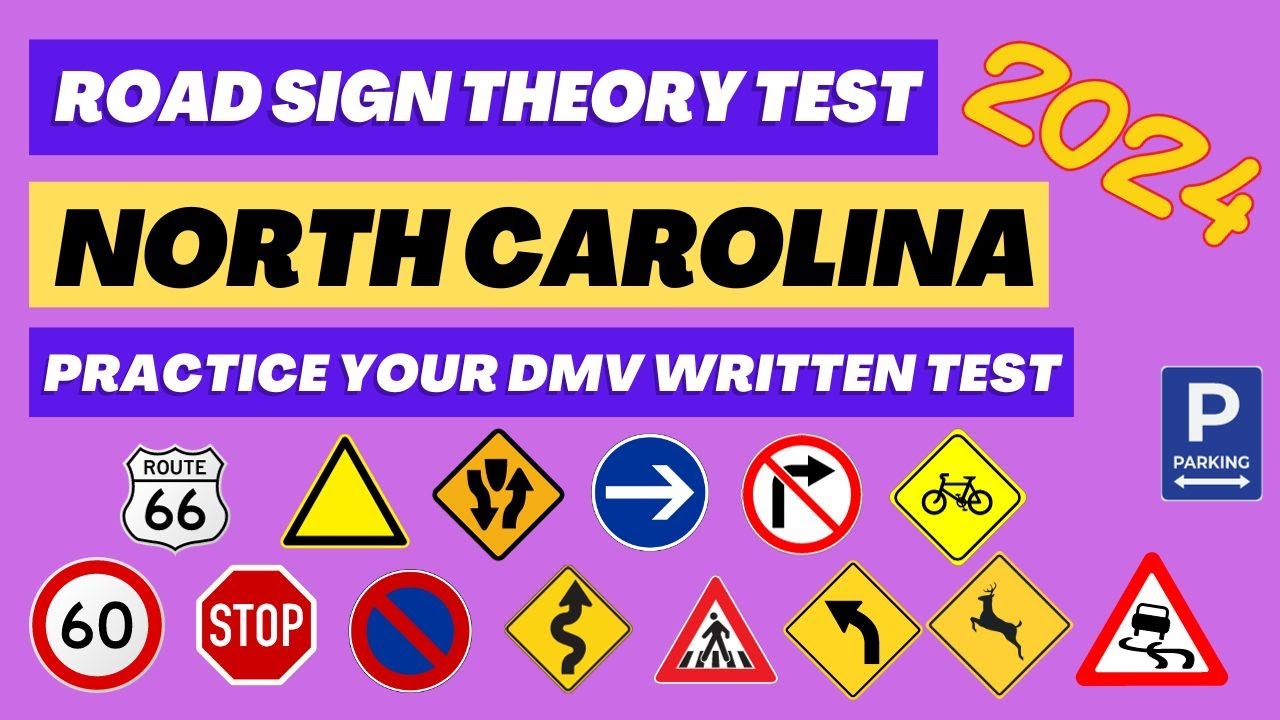 North Carolina DMV Written Road Signs Test 2024 | Driving License | DMV Test in North Carolina USA |