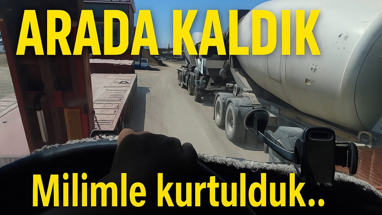 🚛 “Tır Arada Sıkıştı! Milim Milim Geçtik...” #tır #kamyon #tırvlog