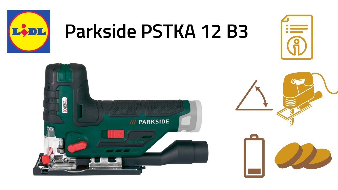 Аккумуляторная лобзиковая пила Parkside PSTKA 12 B3