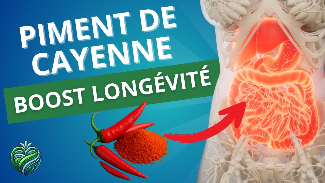 Après 50 Ans, ce BIENFAIT du PIMENT de Cayenne peut BOOSTER votre espérance de vie !