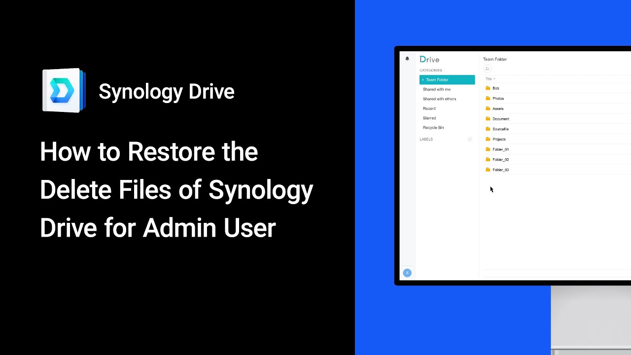 Tips &mdash; How to Restore Accidentally Deleted Files in Synology Drive (for Admin user)
