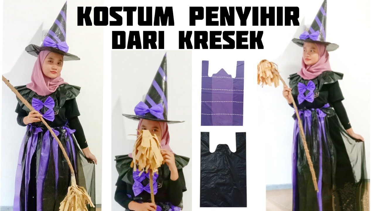 Membuat Baju Karnaval dari Kresek | Kostum Karnaval Unik dari Kantong Plastik