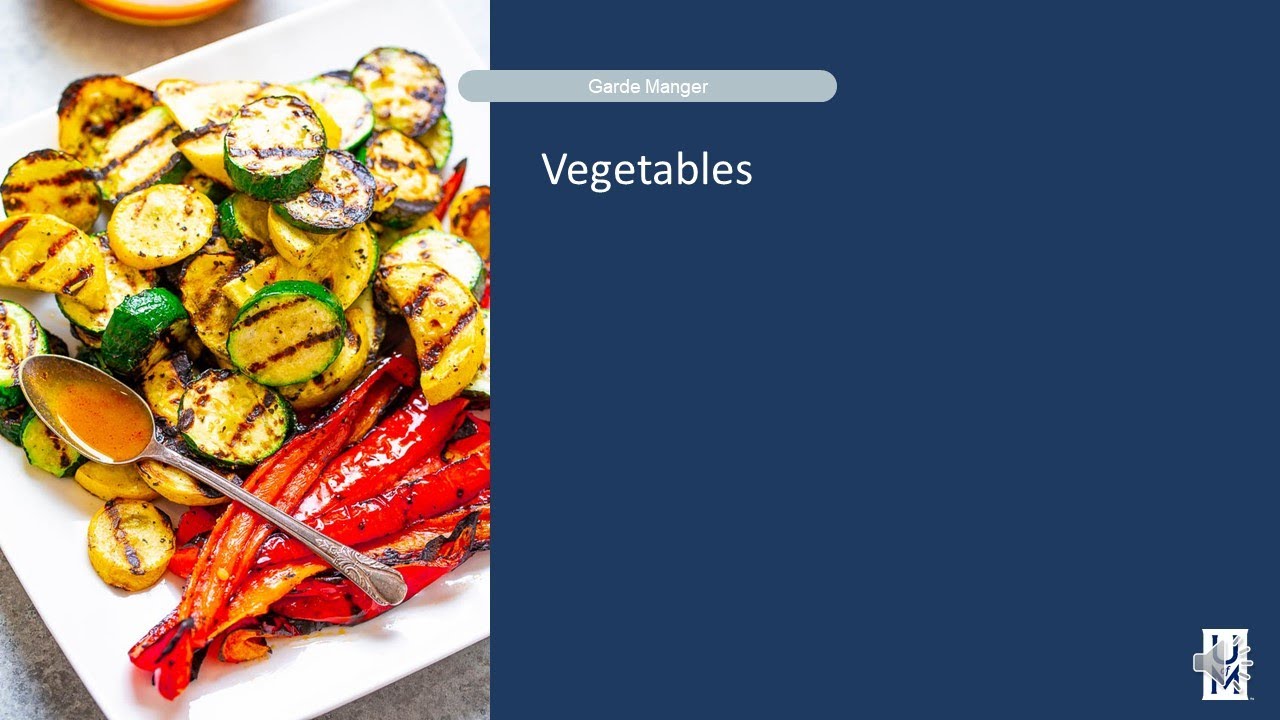 On Cooking Chapter 22   Vegetables