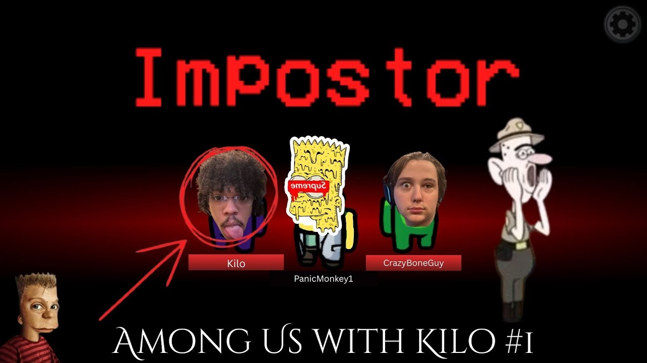 Among Us with KILOISMILES and NATE 🤯ඞ🤯ඞ🤯ඞ🤯ඞ🤯