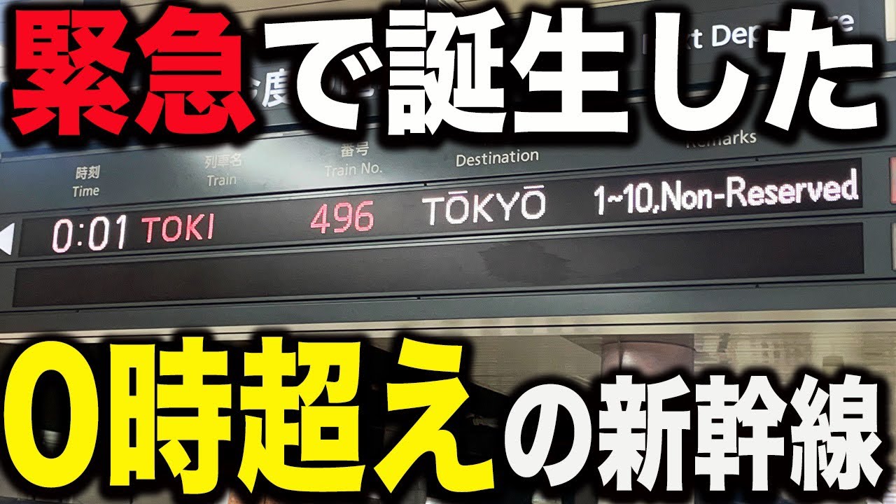 【深夜運行】長岡花火大会の臨時列車に乗ってきた