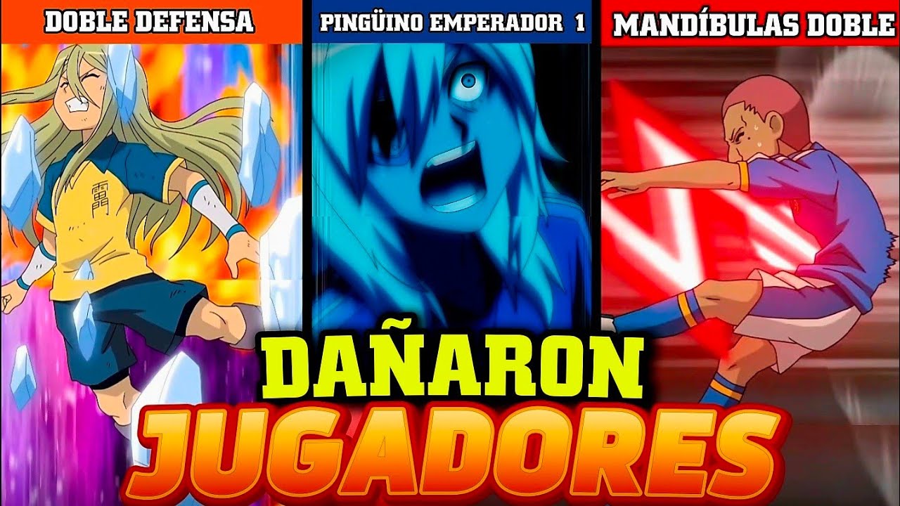 TECNICA QUE TERMINARON LESIONANDO/DAÑANDO JUGADORES en Inazuma Eleven (Trilogía Original)