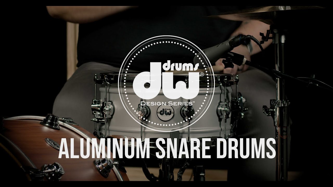 DW Design Series&reg; // Matte Aluminum Snare Drum