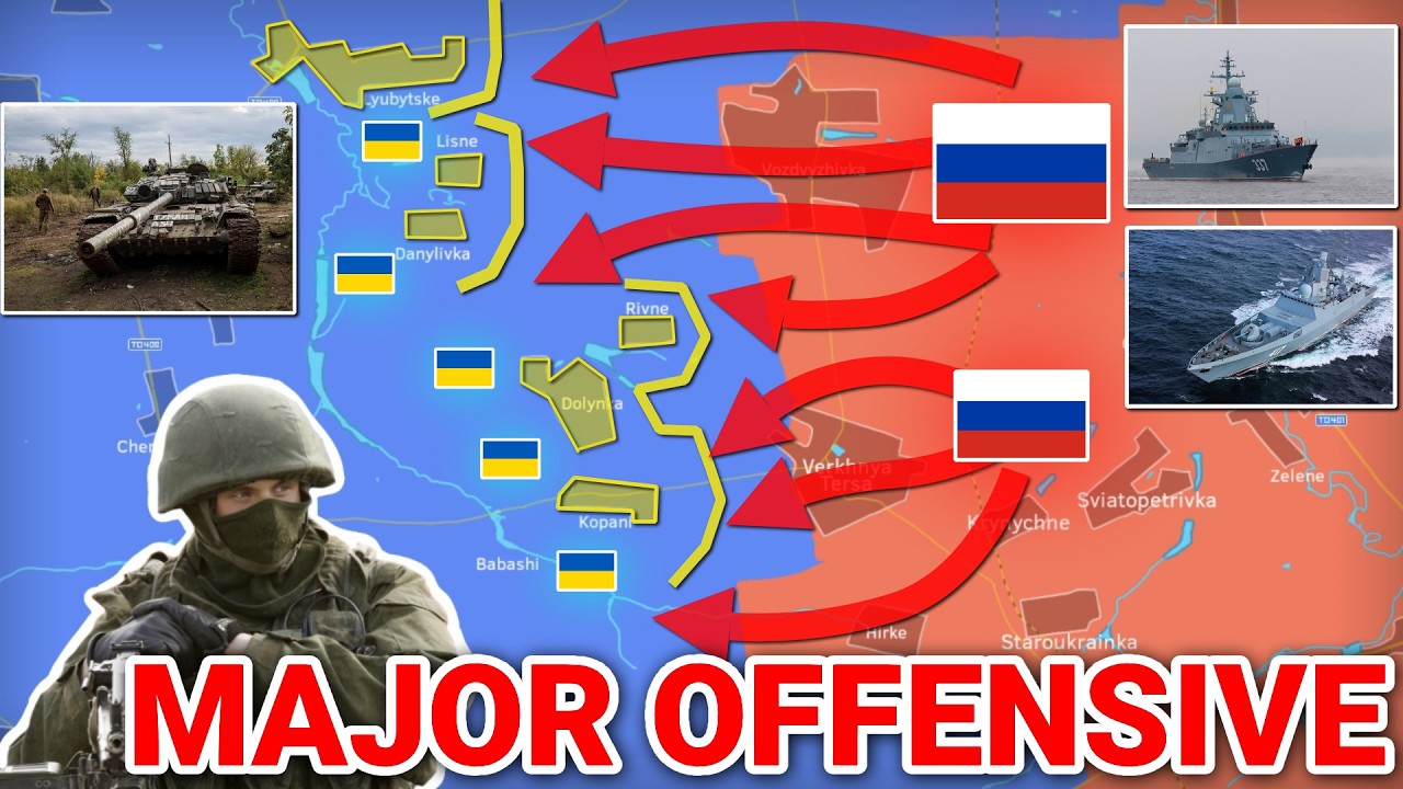 Russia Smashes The Southern Defense Sectors With Multiple Simultaneous Advances Today