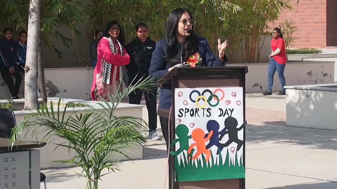 Chief Guest Surbhi Mishra Ma'am speech-Sports Day 19 Jan 2023