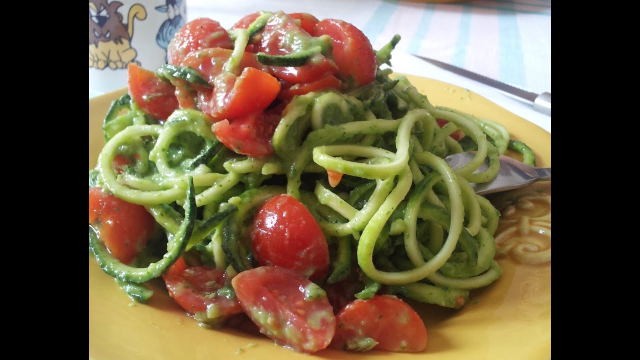Spaghetti di zucchine crudisti