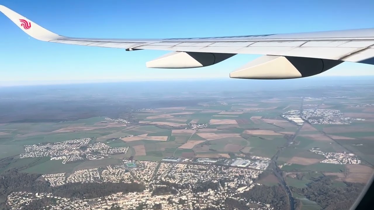 Air China CA458 Paris CDG - Chengdu Tianfu