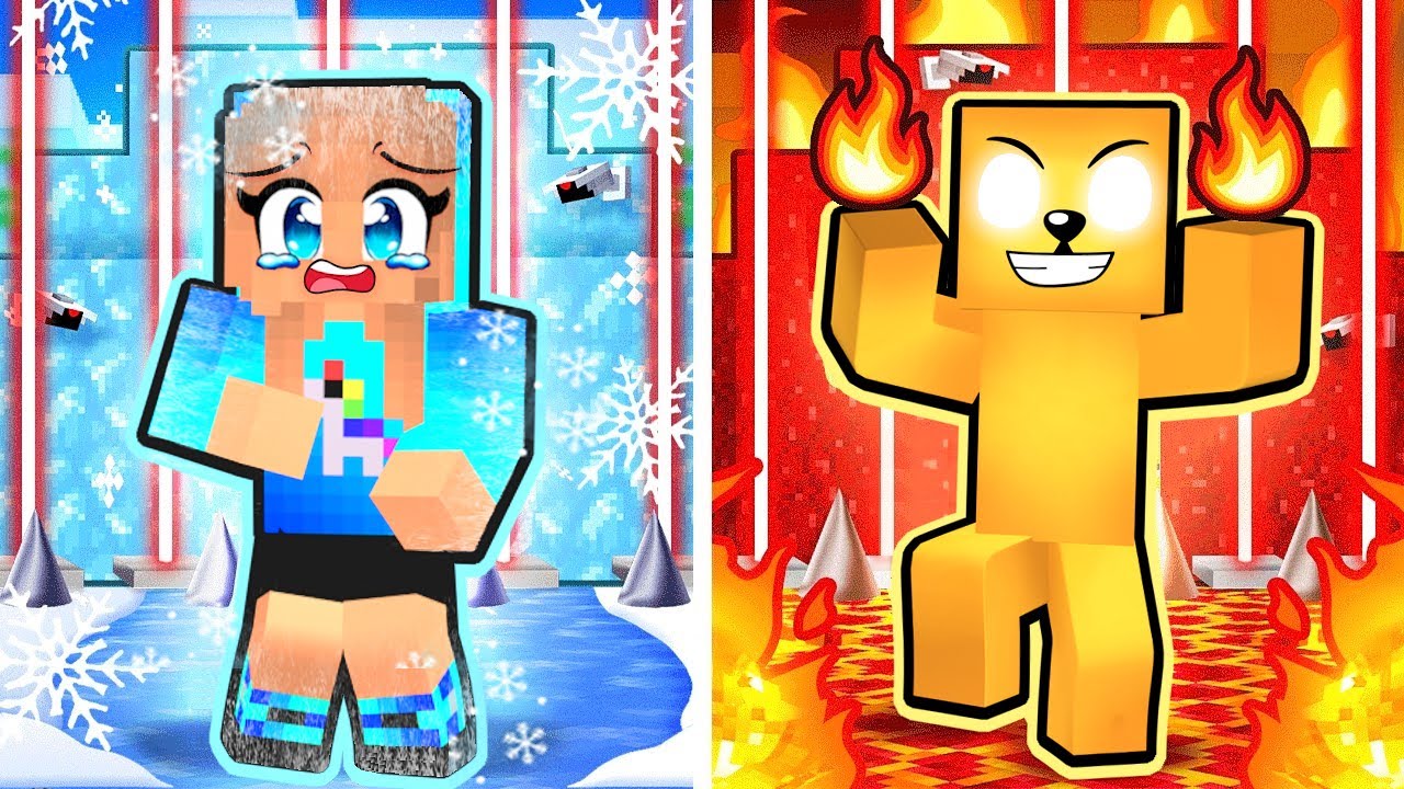 TEPLÝ vs STUDENÝ DŮM v Minecraftu!