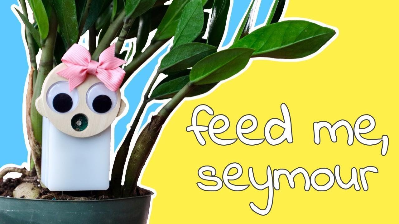 I made my plants cry like babies when they get thirsty!