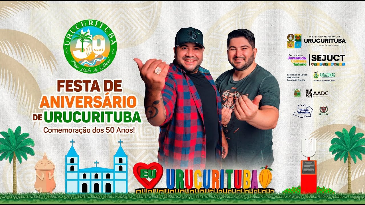 URUCURITUBA 50 ANOS! 🎂 Barões da Pisadinha AO VIVO 🎹 O piseiro já começou! 🔥