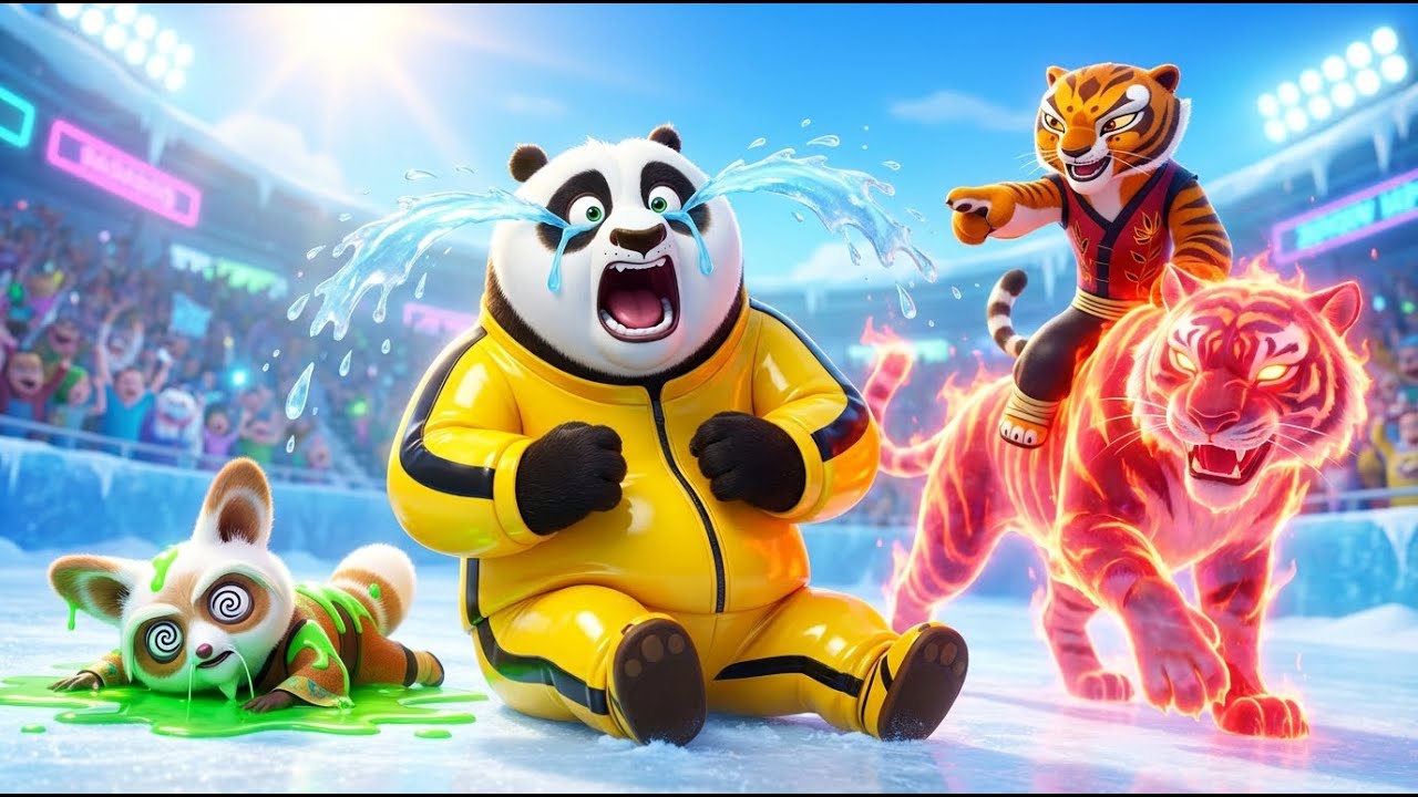Magic Race Surprise! ✨ Tigress Wins, Po Is Shocked l KUNG FU PANDA 3D ANIMATION