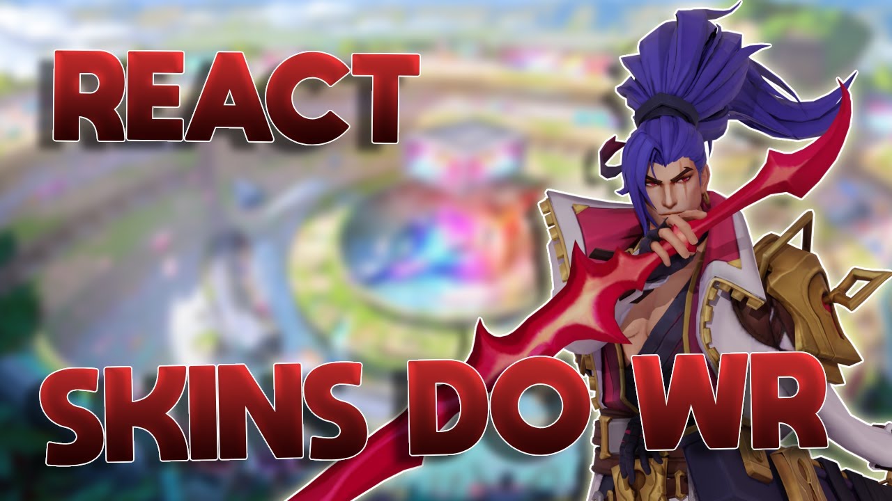 JOGADOR DE LOL DE PC V&Ecirc; SKINS EXCLUSIVAS DO WILD RIFT PELA SEGUNDA VEZ (REACT)