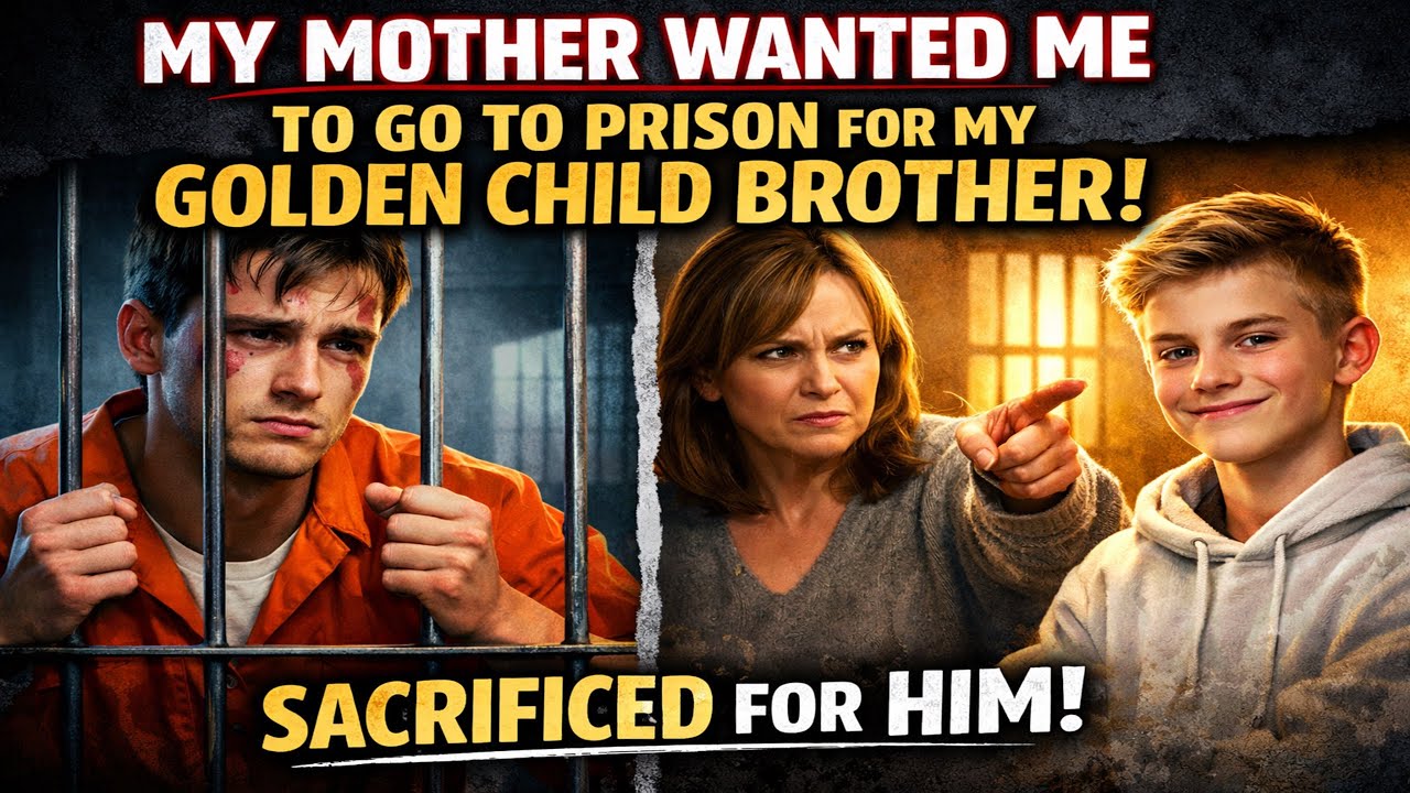 My mother wanted me to go to prison for my golden child brother.