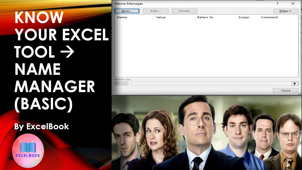 How to use Name Manager in MS Excel