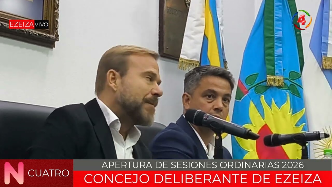 APERTURA DE SESIONES ORDINARIAS 2026 CONCEJO DELIBERANTE DE EZEIZA