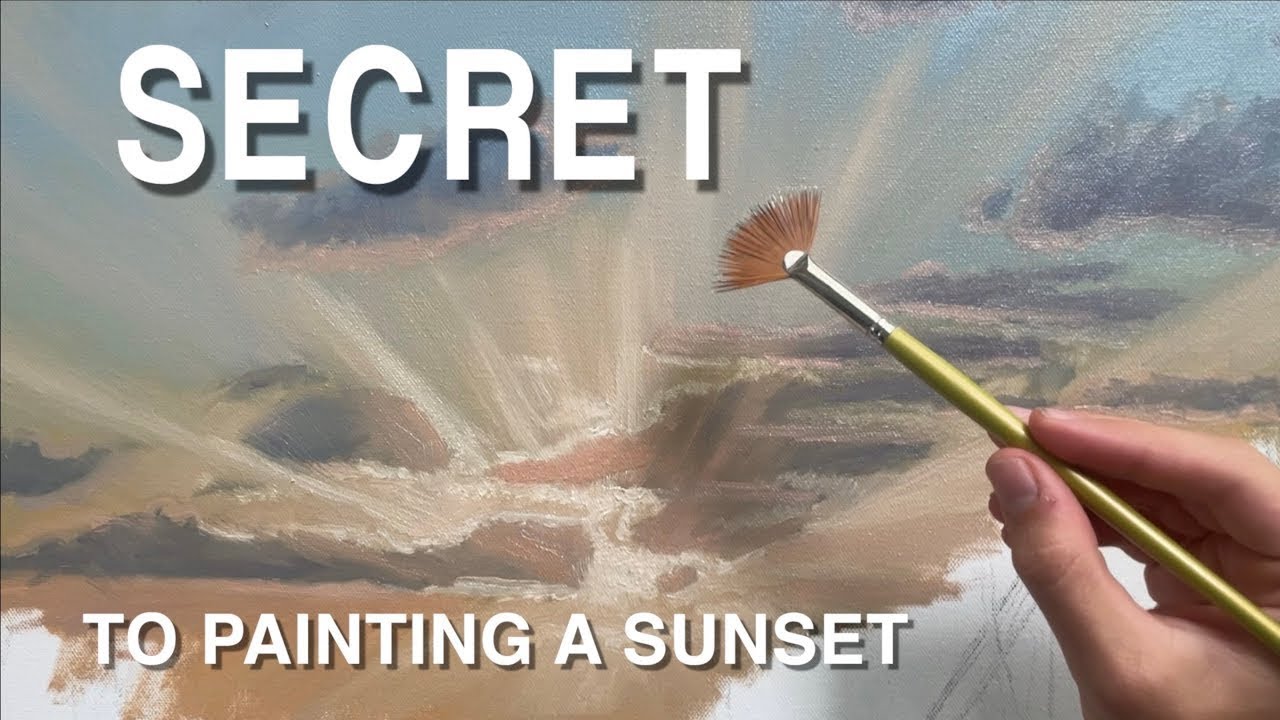 The SECRET to Painting Sky & Clouds (EASY STEPS!)