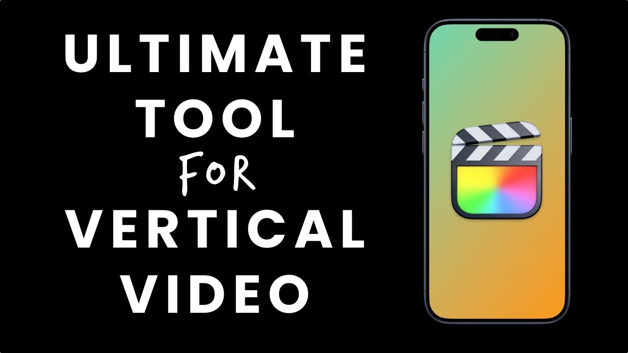 Master Vertical Video Editing in Final Cut Pro with This Tool !!!
