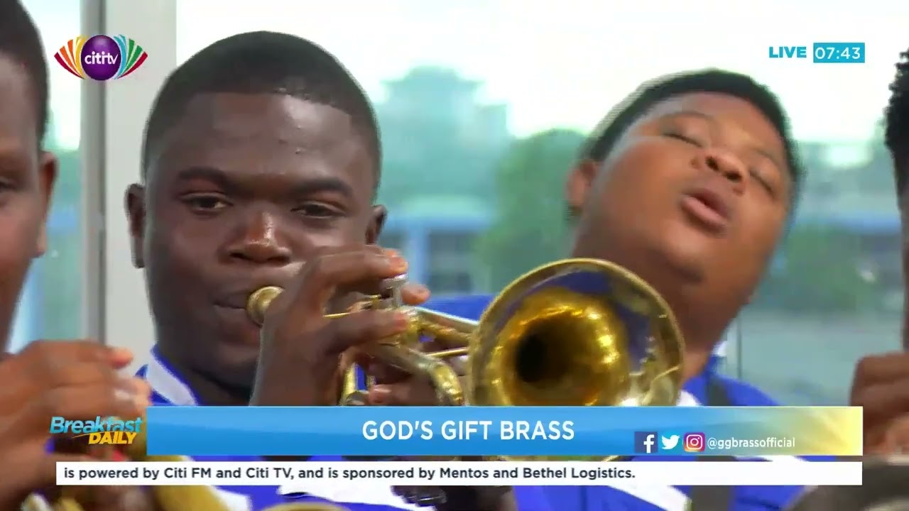 God's Gift Brass live on Citi Tv Breakfast Daily (Part 1)