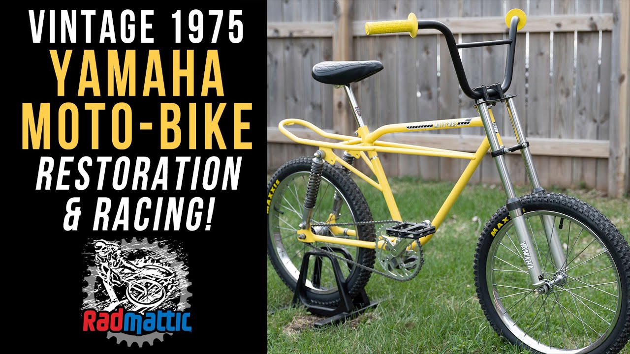 Vintage 1975 Yamaha Moto-Bike BMX Restoration