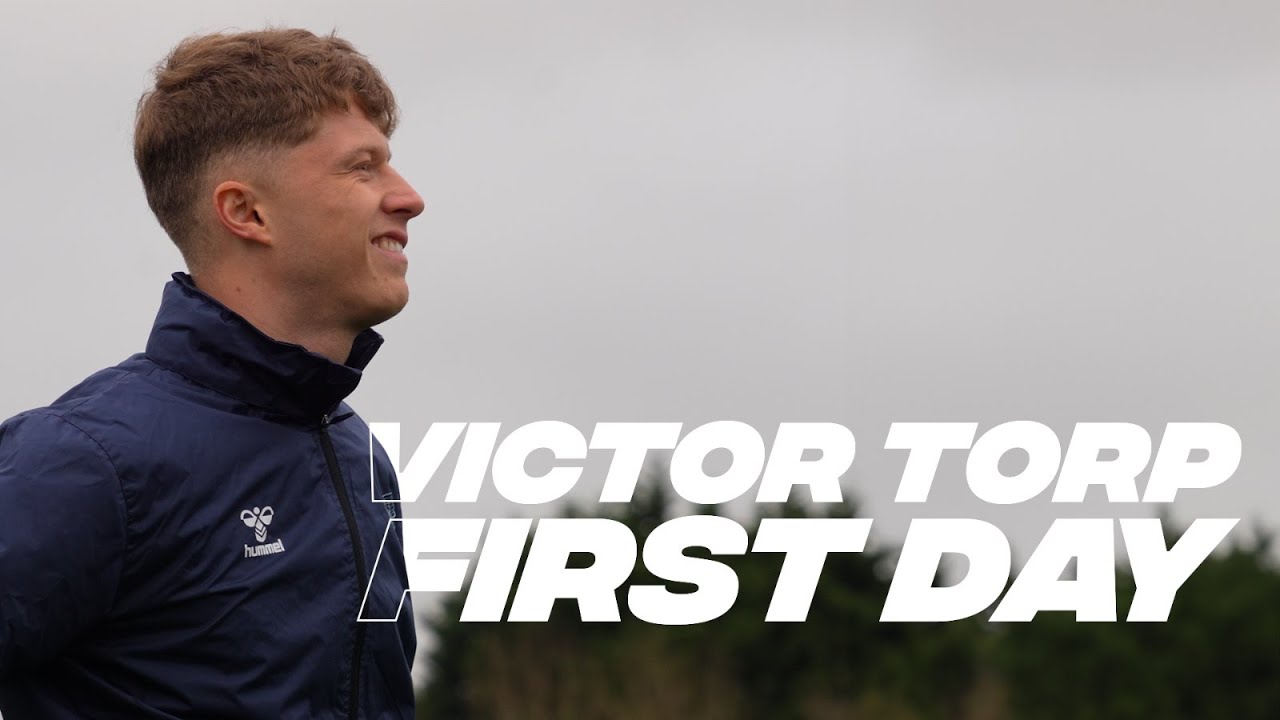 Victor Torp's FIRST TRAINING SESSION at Coventry City! 👋