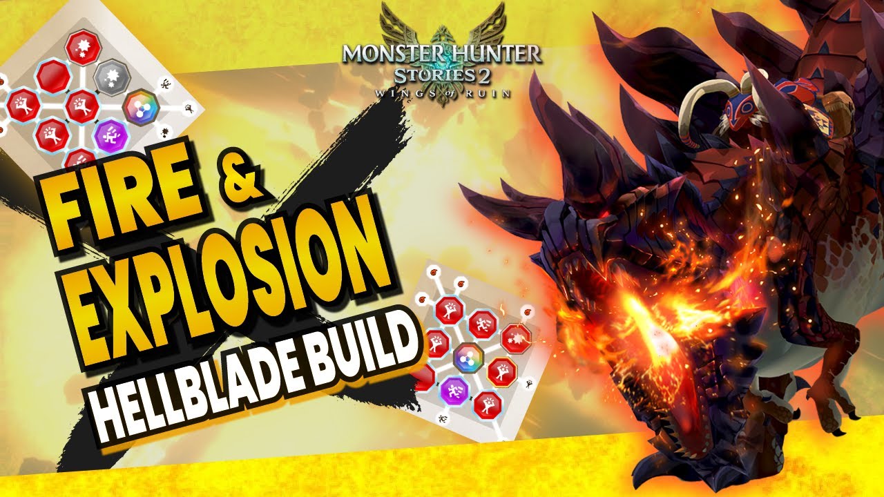 MH Stories 2 Hellblade Glavenus Burn & Blast Build | Hellblade Best Build MHS2