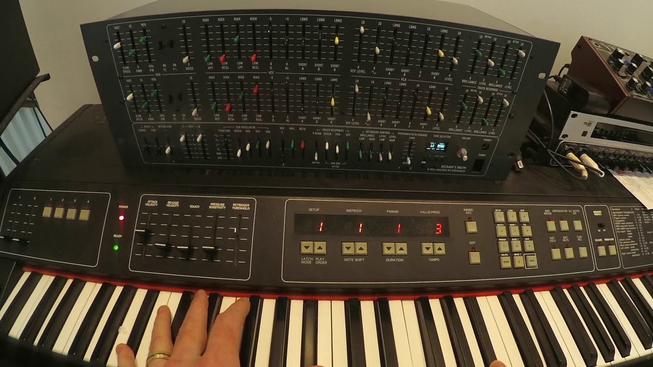 Fun with CS-80 / GX-1 style bowed strings on Deckard's Dream