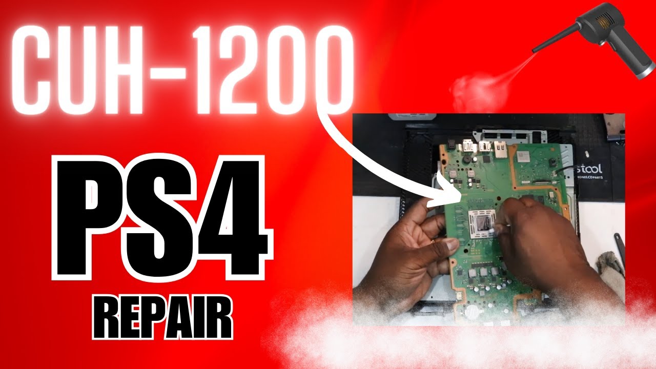 Playstation 4 Model CUH - 1200 [EASY CLEANING TUTORIAL]