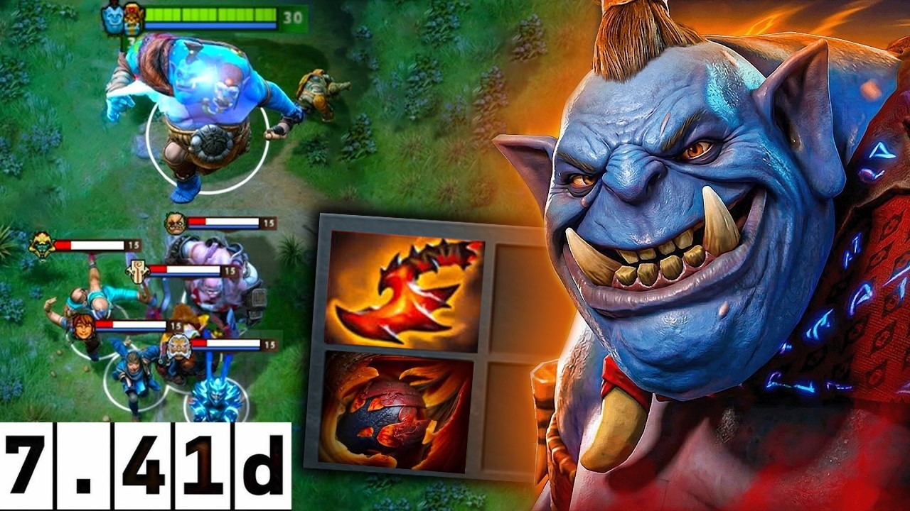 7.41d Hard Carry Ogre Magi Solo Carry The Game🔥🔥🔥30Kills Dota 2